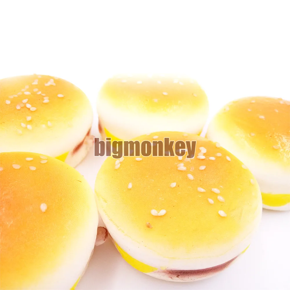 1 шт. Новинка 6 5 см медленный рост гамбугер кунжута бургер мягкий Шарм герметичная