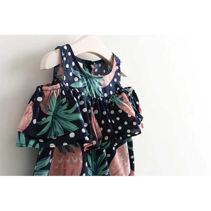 Платья для маленьких девочек с фруктами Детские повседневные платья вечерние 6