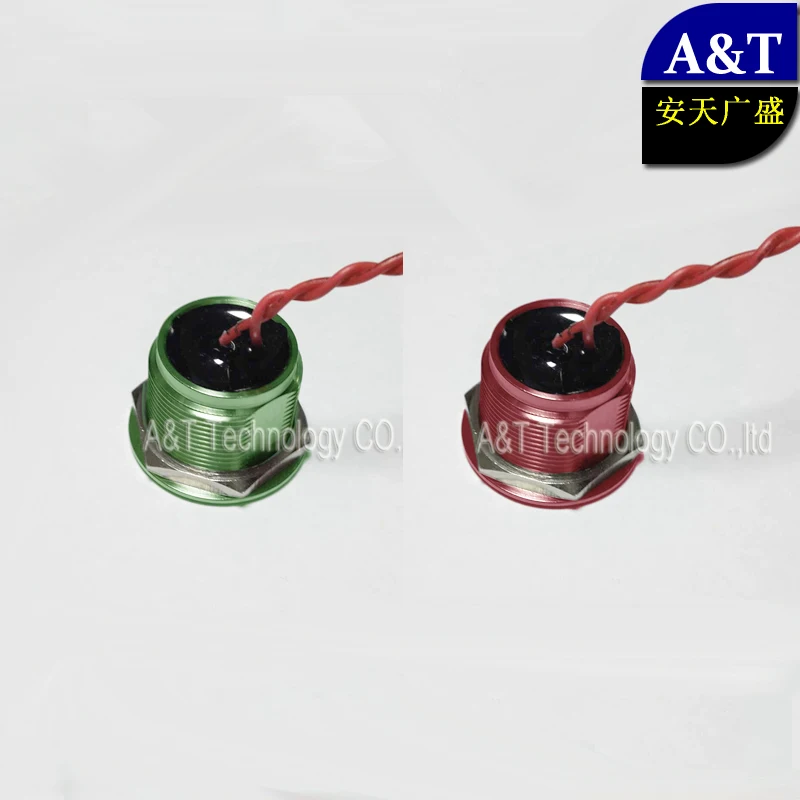 Высокое качество 19 мм металлический окислительный красный зеленый цвет