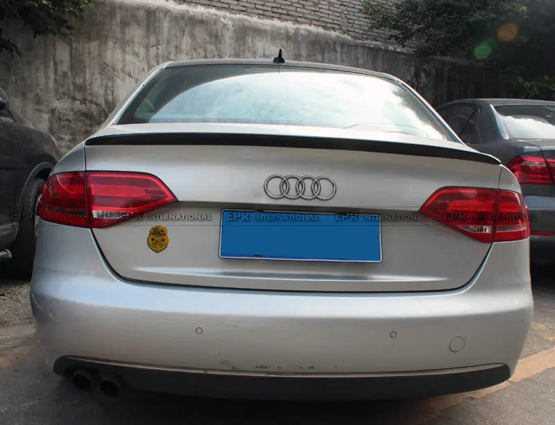 Стайлинг автомобиля для Audi A4 B8 S4 Style 09 12 задний спойлер из углеродного волокна