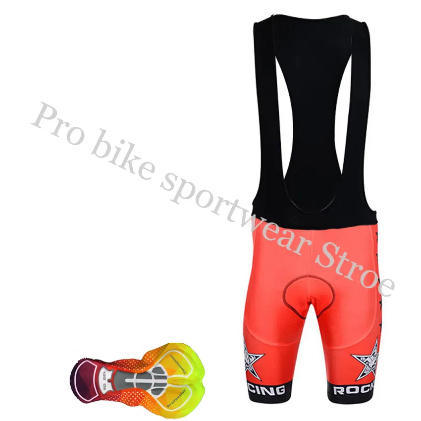 Bib shorts 12 Rock Racing Man быстросохнущая велосипедная футболка Летняя одежда для велоспорта с короткими рукавами комплект Ropa велосипедная майка MTB велосипедная одежда - Цвет: Bib shorts 12