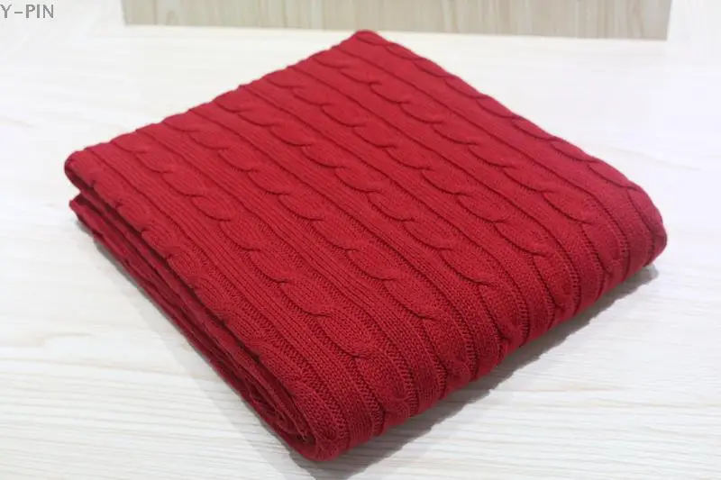 Quality 100% Cotton Cable Knit throw or blanket. Bed lounge cover and Soft cotton bed | Дом и сад