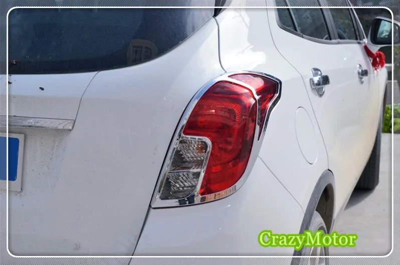 

Для Vauxhall Opel Mokka X 2012-2015 хромированный задний светильник, задний светильник, рамка, декоративная крышка, отделка, Стайлинг автомобиля