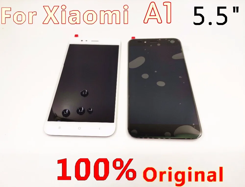 Оригинальный ЖК экран для Xiaomi A1 mi сенсорный дисплей 5 дюйма бесплатная