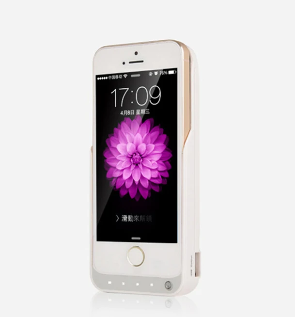 White 4200 мАч портативное Внешнее зарядное устройство чехол для iPhone 5 5S SE зарядное устройство чехол для iPhone 5 5S SE чехол для аккумулятора - Цвет: White