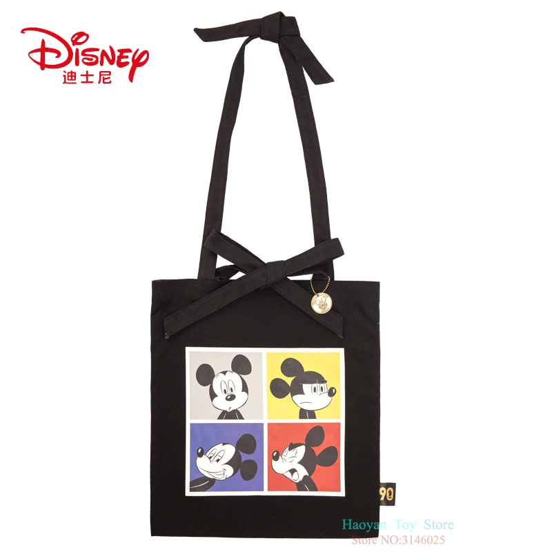 Подлинная disney 90th юбилейное издание Классический Микки многофункциональный простой холст женская сумка холст мода Мумия сумка для девочек