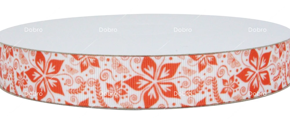 21 выбор популярный цветок напечатанный Grosgrain ленты для лук Ремесло украшения DIY волосы одежды 100 ярдов/партия - Цвет: C0954