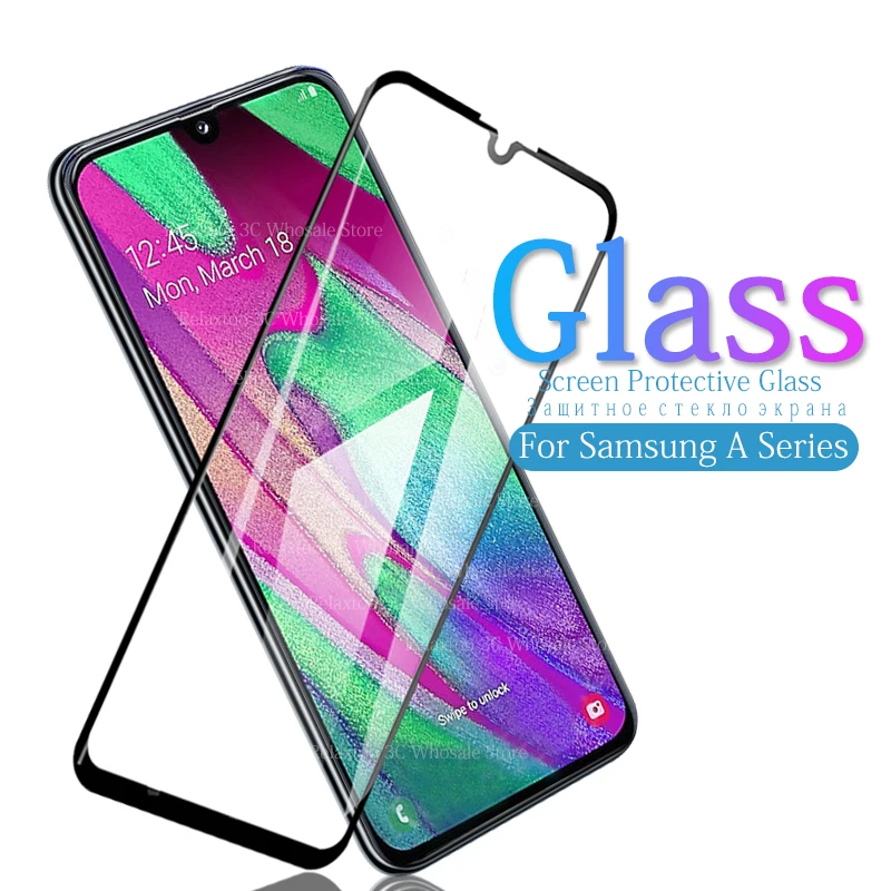 Защитное стекло для samsung a40 защитная пленка экрана galaxy a50 a70 a30 a20 a80 a90 a60 a10 из