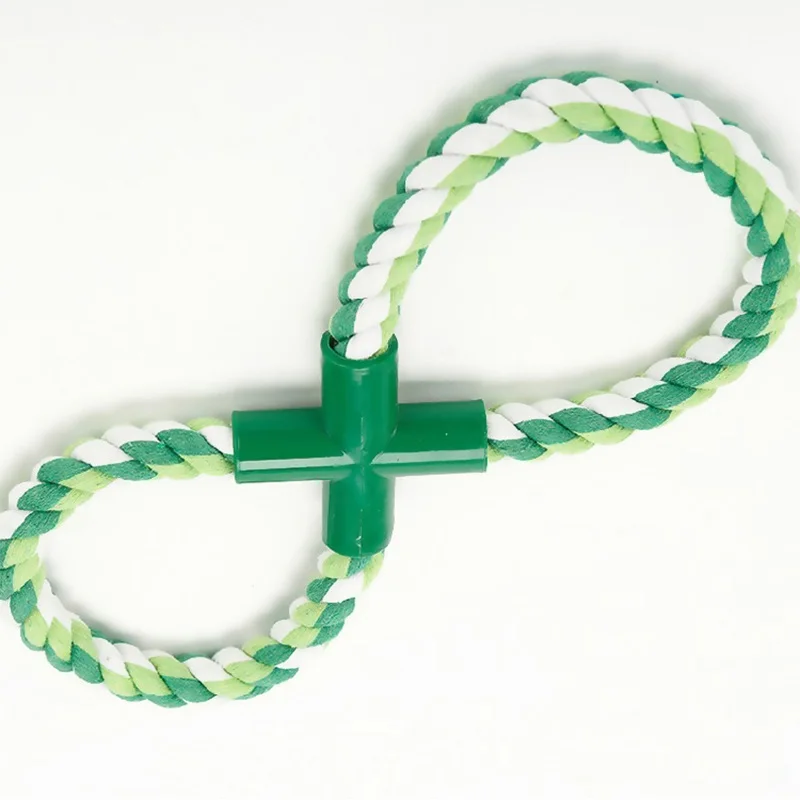 

Eight-shaped Cotton Rope Dog Toys molar tooth cleaning toy dog Chew Funny toys Bite Resistant training dogs Tool pet play toy