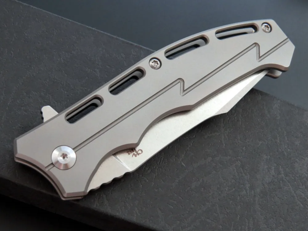 CH Tools CH3009 D2 лезвие титановый TC4 ручка складной нож для кемпинга охоты
