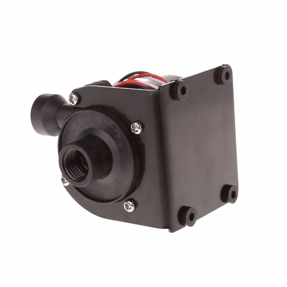 DC 12V Водяной насос 500 L/H G1/4 вход и выход с железным кронштейном аксессуары для