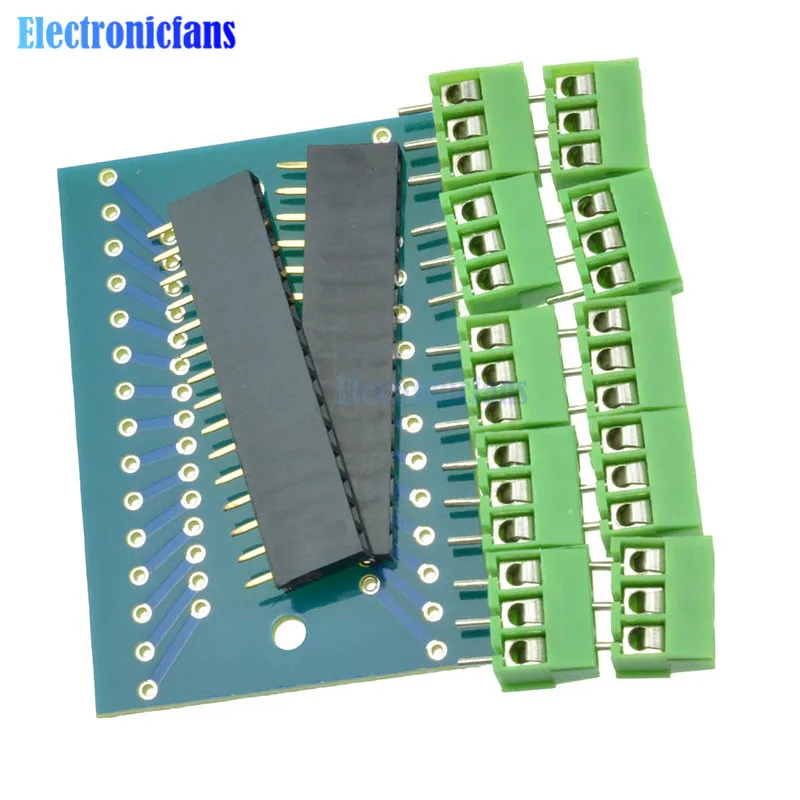 Расширительная плата клеммный адаптер DIY наборы для Arduino NANO IO щит V1.0|diy kit|kit for