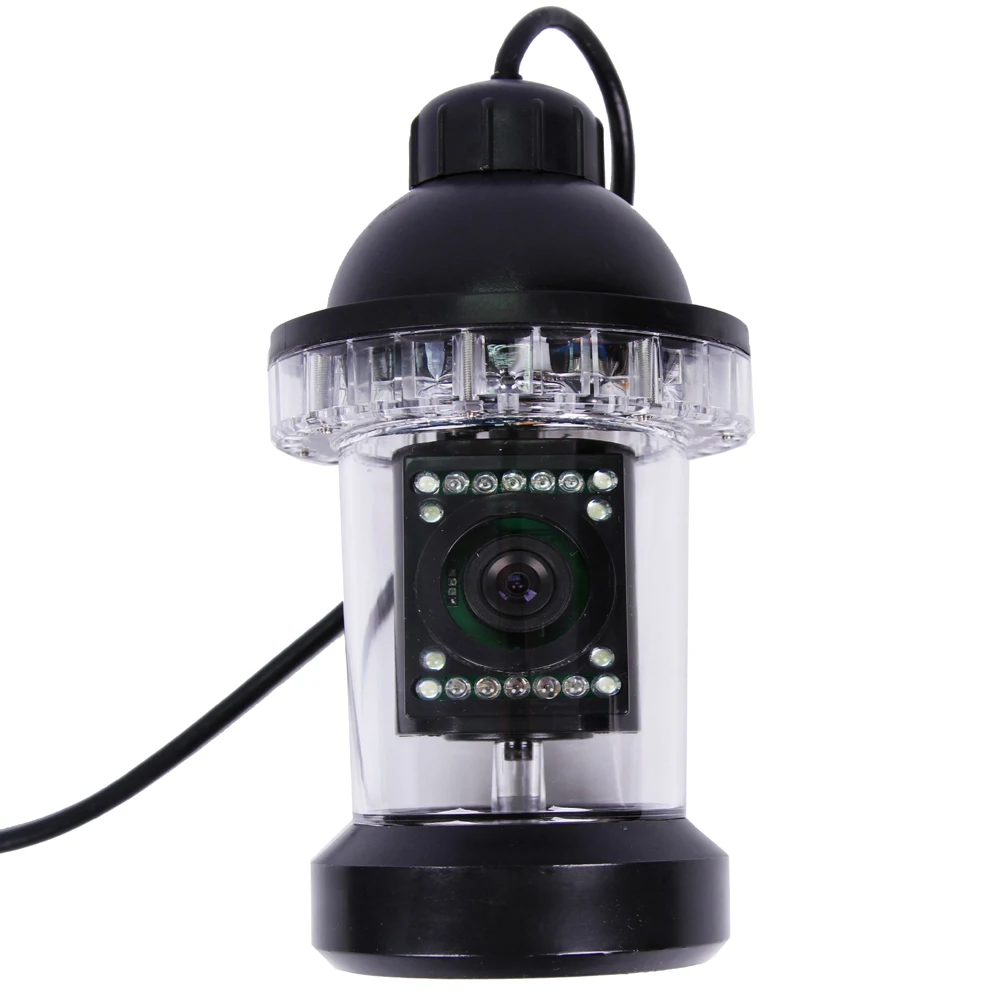 Цена Набор для подводной рыбалки с 50-метровой глубиной, вращающейся камерой 360, 7-дюймовым ЖК-монитором TFT и чехлом из твердого пластика