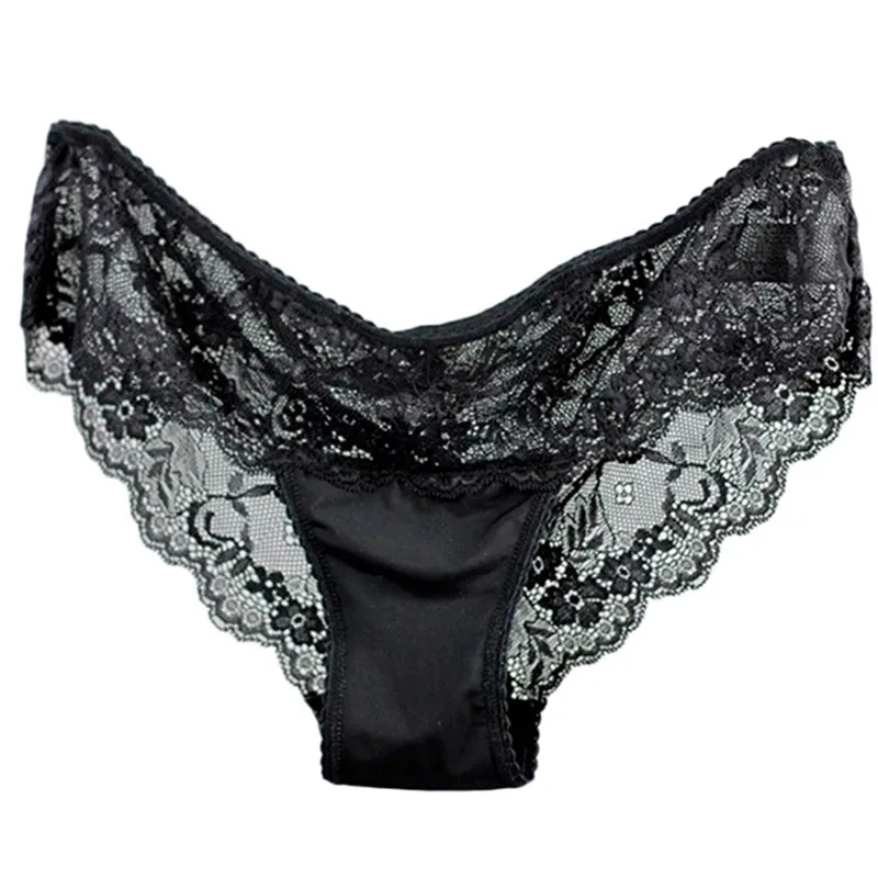 Женские сексуальные бесшовные трусы ультра-тонкие прозрачные цветочные вышитые