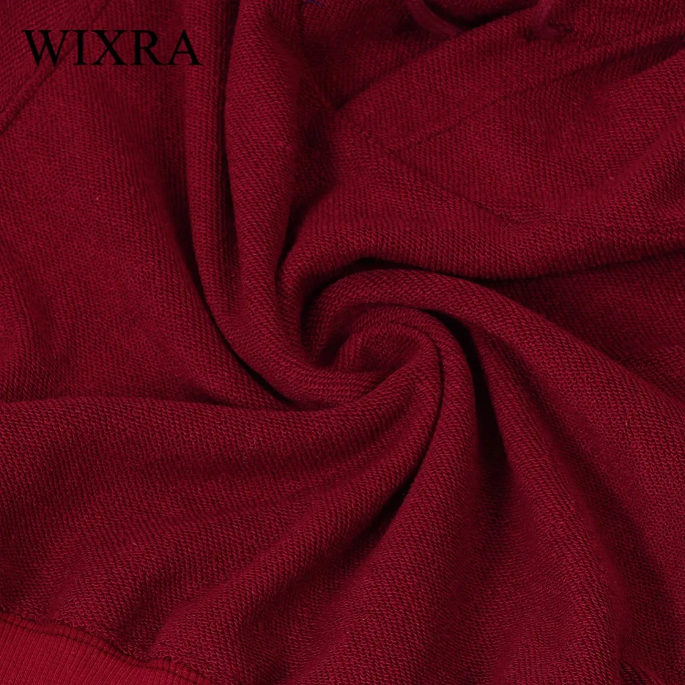 Wixra базовая толстовка весна-осень 2018 новинка с капюшоном длинный рукав свободные