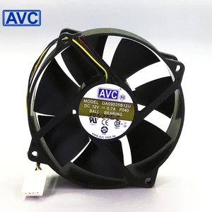 Вентилятор охлаждения процессора DA09025B12U, 90 мм, с круглой рамой, 1 шт.