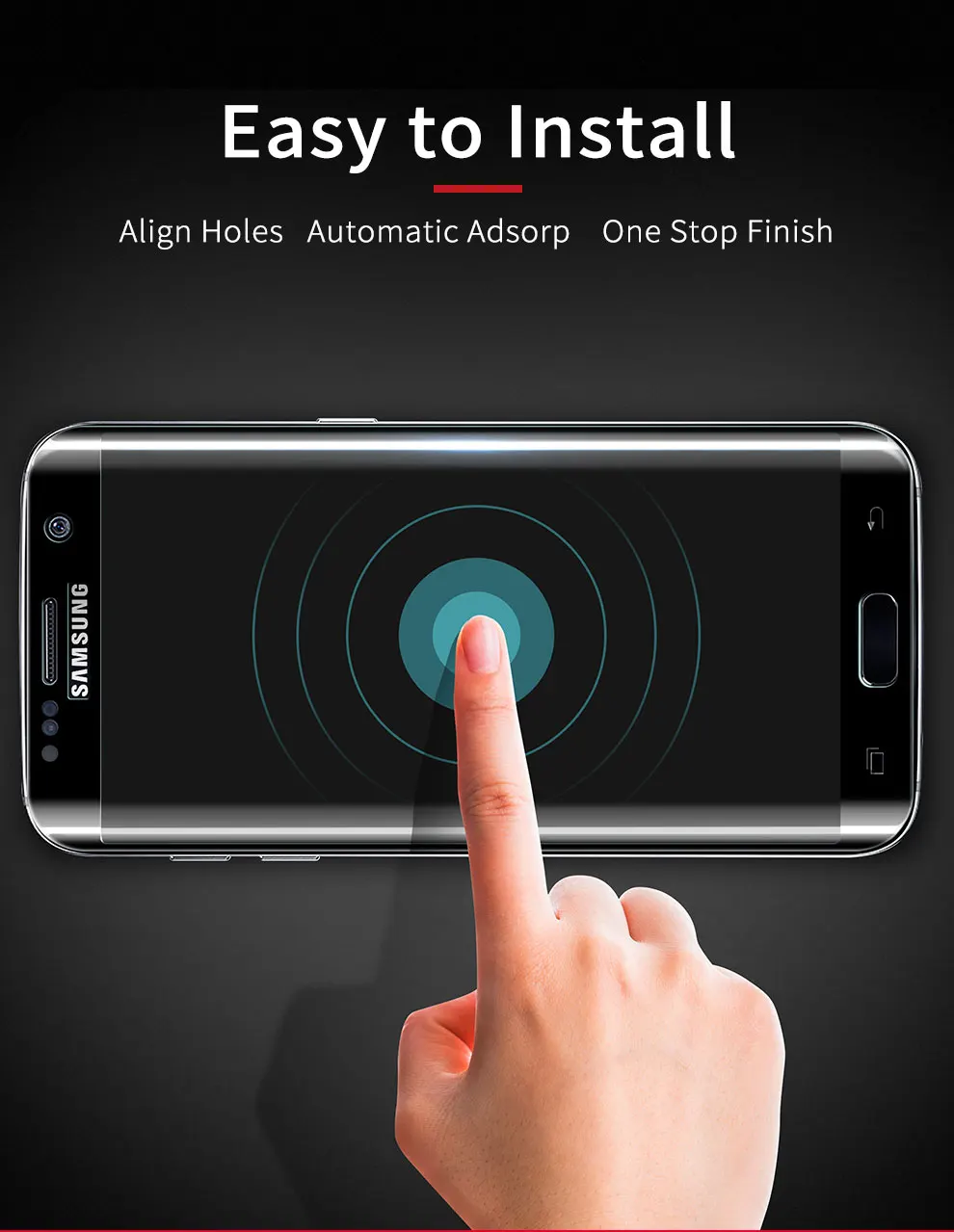 3D полное покрытие закаленное стекло для samsung Galaxy S7 edge Защита экрана для Galaxy S7 для Galaxy S6 Edge прозрачная стеклянная пленка