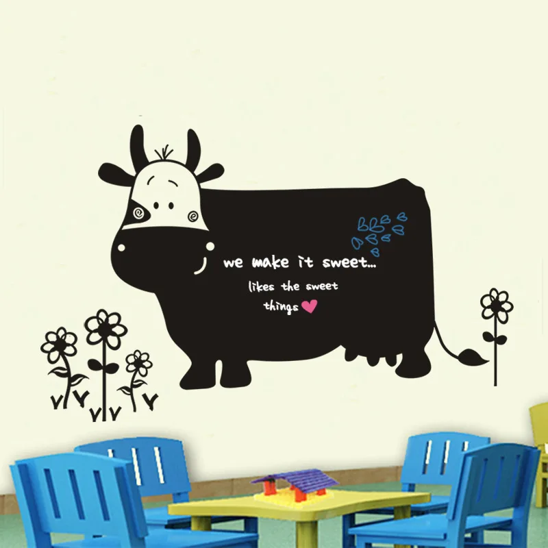 Животная ПВХ Настенные Стикеры для заметок 4 вида стилей самоклеящиеся обои