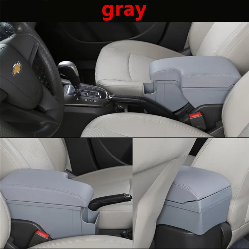 Для Chevrolet Cruze подлокотник коробка 2009 2014 Универсальный центральный ящик для
