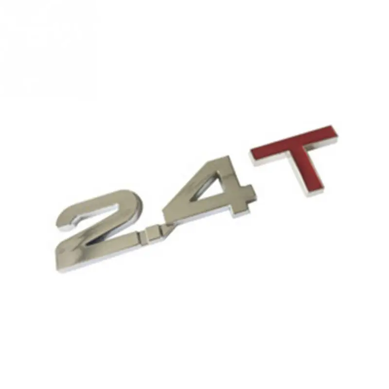 Металлический 3D 1,4 1,5 1,6 1,8 2,0 2,2 2,4 2,5 2,8 3,0 с логотипом автомобиля задний багажник эмблема хвостовая часть украшения знак наклейка Объем двигателя