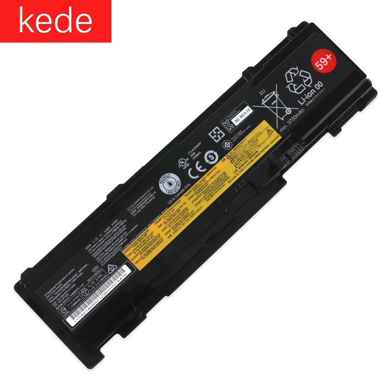 Kede Аккумулятор для ноутбука Lenovo ThinkPad T400s T410s 42T4690 42T4691 42T4832 42T4833 11 1 В 44Wh|Аккумуляторы