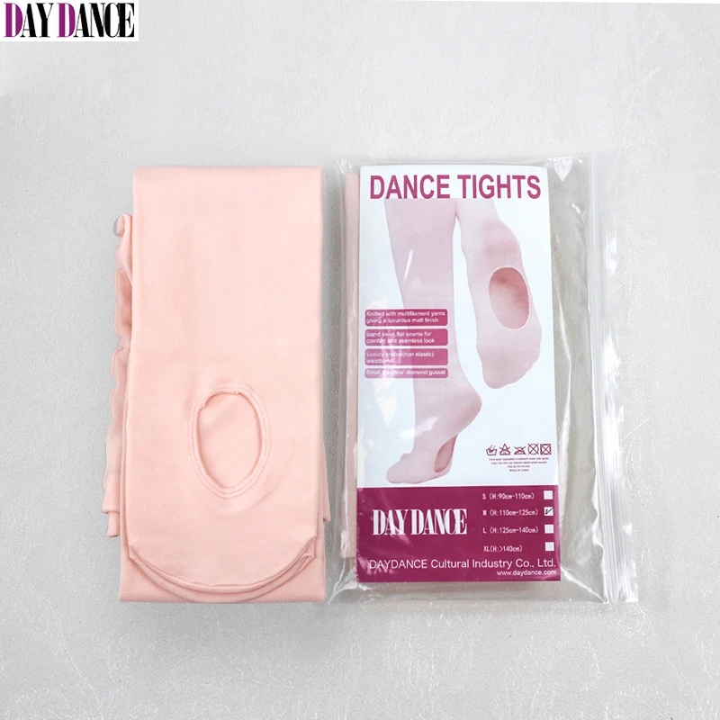 

Wholesale Ballet Tights for Adults Girls White Velvet Convertible Dance Stockings Pink Ballet Pantyhose 12 Pairs With Hole