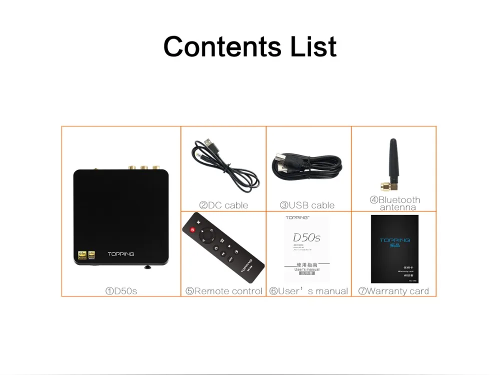 TOPPING D50S CSR8675 Bluetooth 5,0 ES9038Q2M аудио декодирование USB DAC XMOS XU208 DSD512 32 бит/768 кГц OPA1612 USB/OPT/коаксиальный вход