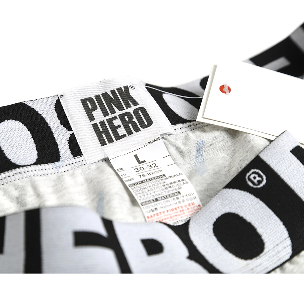 Мужские хлопковые боксеры розовые с шариками в горошек повседневное нижнее