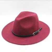 good quality brand wool women men ladies fedoras top jazz hat european american round caps bowler hats free shipping