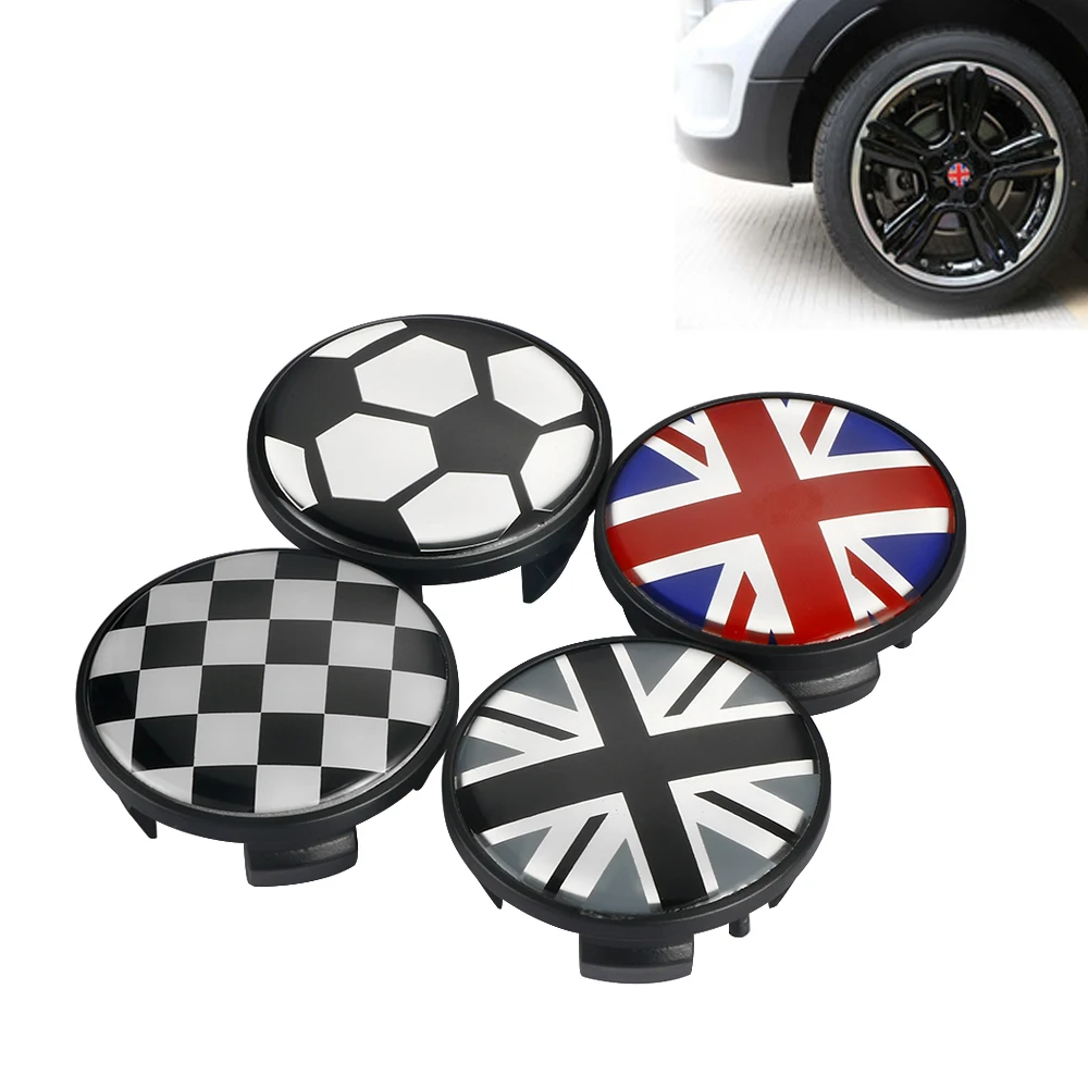 4 шт. ABS Центральная втулка колеса автомобиля колпачки для Mini Cooper JCW One+ S Countryman R55 R56 R60 R60 F55 F56 аксессуары для стайлинга автомобилей
