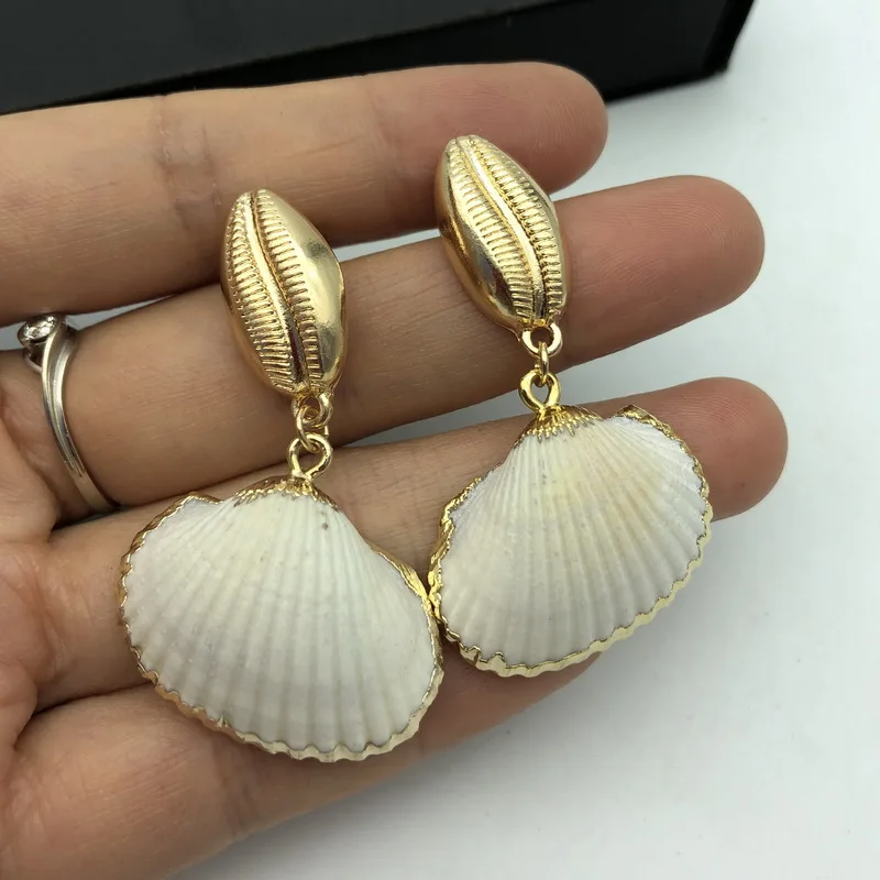 Висячие серьги TOTASALLY летний дизайн морская природа ракушка инmitation жемчужные для