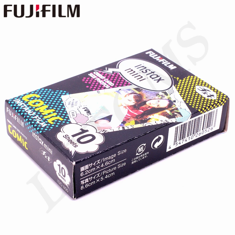 Новая фотобумага Fujifilm Instax Mini для мгновенной печати 10 листов 8 7s 25 50s 90 зеркальная