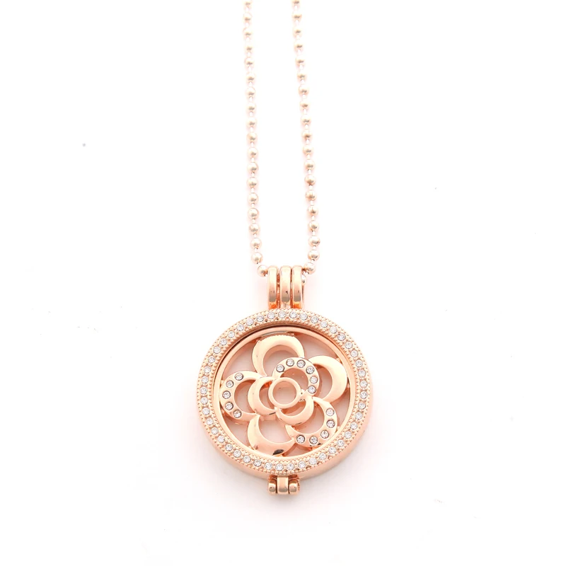 Лидер Продаж Винтажный Цветок Диск для Монет Медальон Кулон Ювелирные Изделия с