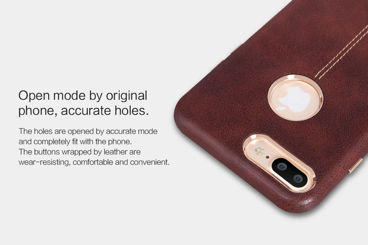 Для apple iphone 8 Plus Чехол Оригинальный Nillkin Englon lether Телефон чехол для бампер - купить