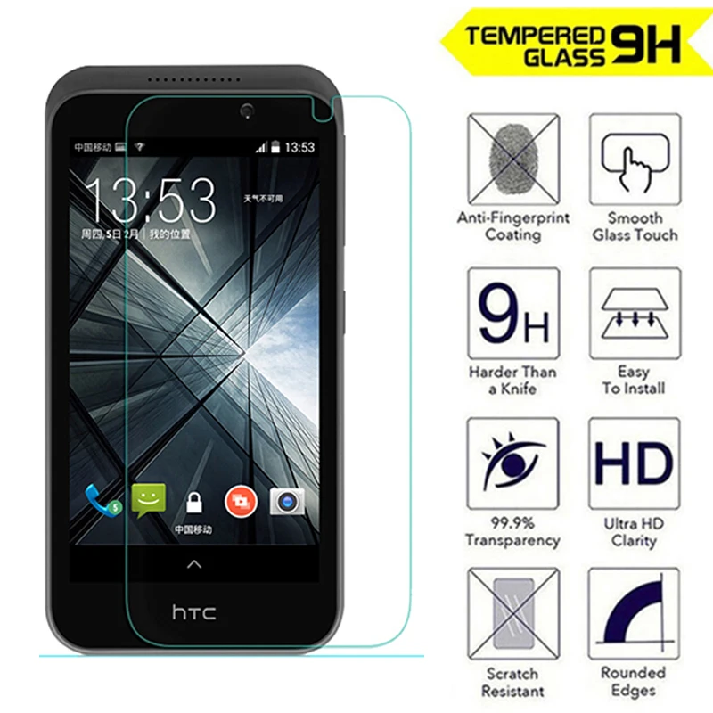 2.5D 9H закаленное стекло для HTC Desire 320 защитная пленка высокого качества 320|Защитные