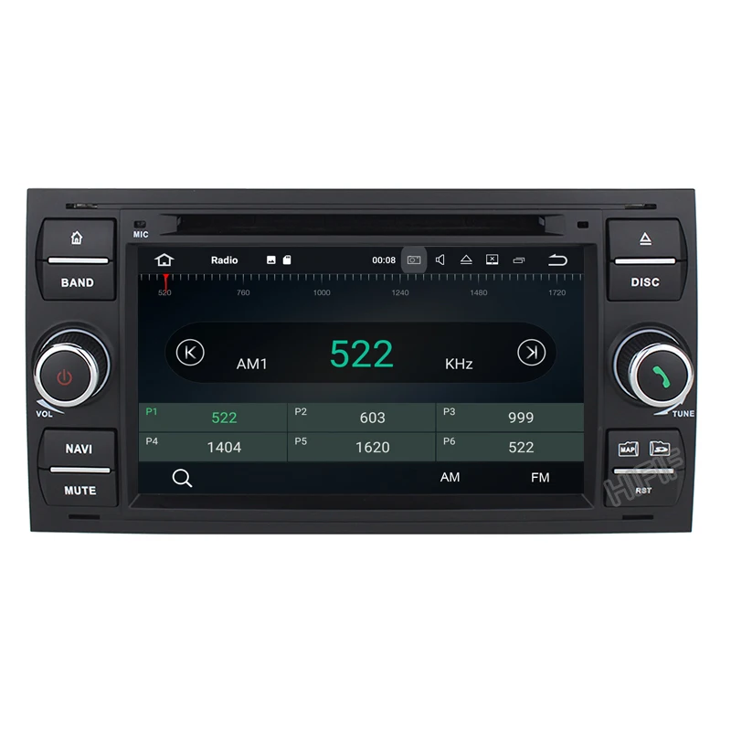DSP PX6 Автомобильный мультимедийный плеер Android 10 GPS Авторадио 2 Din 7 дюймов для