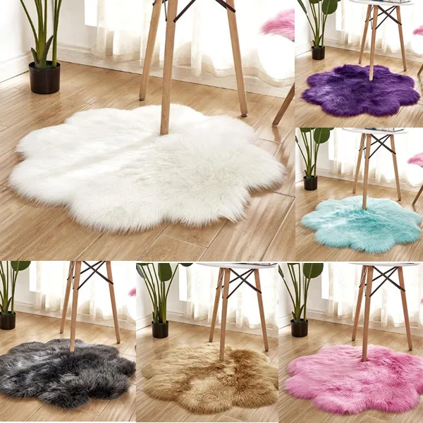 

Sweet Heart More Sizes Artificial Sheepskin Rug Chair Cover Bedroom Mat Faux Wool Warm Hairy Carpet Seat Wool Warm Textil Fur Ar