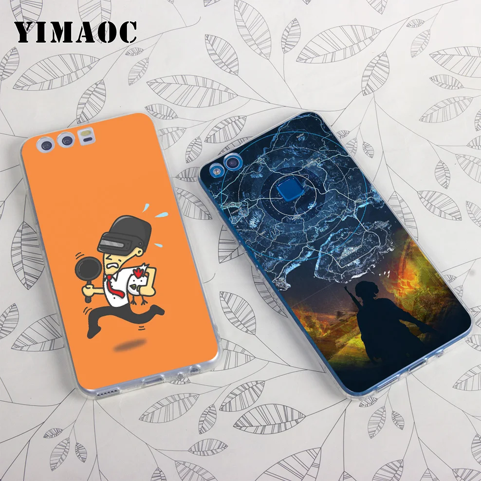 Yimaoc PUBG мягкий чехол для huawei Honor 10 9 8X 8C 8 7C 7X 7A Pro 6A Note Nova 3i 3 2i Y6 Y7 Y9 Prime 2018 |