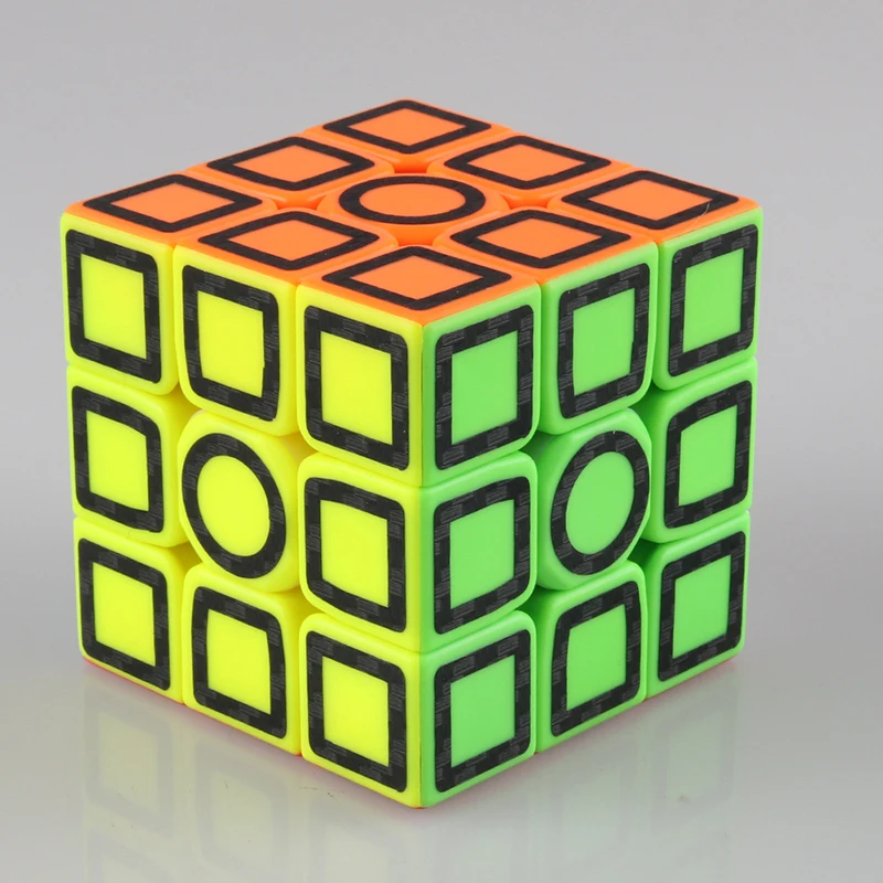 D FantiX Z cube полые углеродного волокна 3x3x3 головоломка куб профессиональный Twist с