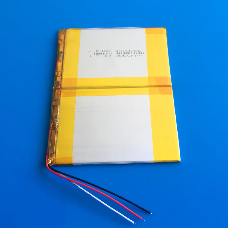 7 4 V 3000mAh 40140100 комбинированная перезаряжаемая литий ионная полимерная литиевая