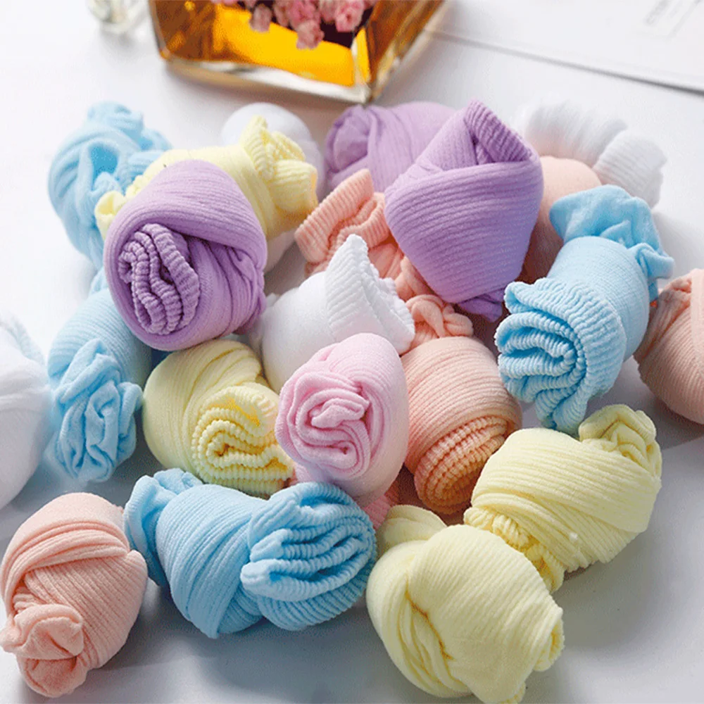 Носки короткие и эластичные одноразовые для девочек 1-3 лет 10 пар | Женская одежда