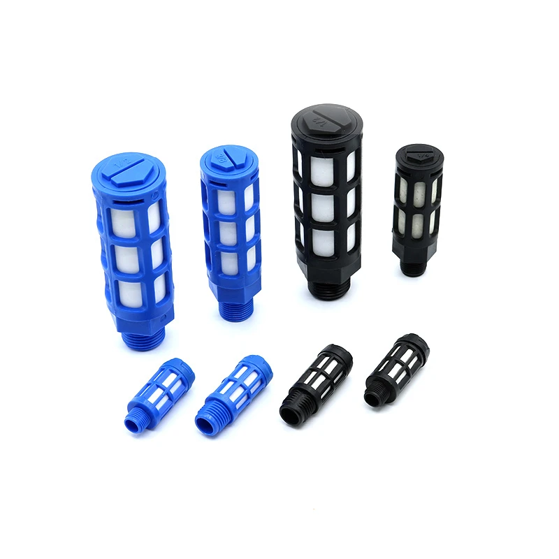 10 шт./лот Пневматический электромагнитный клапан пластиковый глушитель PSL 04