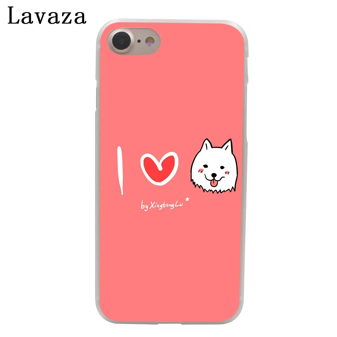 7 Твердый чехол для телефона Lavaza с милой самоедской собакой для iPhone XR X 11 Pro XS Max 7 8 6 6S 5 5S SE 4S 4 10 - Цвет: 7