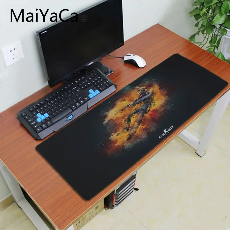 Резиновый прочный коврик для мыши Maiyaca cs go геймеров игровой xxl скоростной