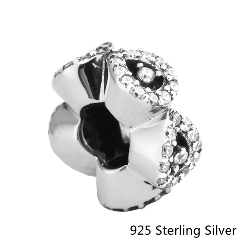 925 Sterling Silver Cascading Glamour Spacer Charm Beads for Jewelry Making Fit Bracelets Diy Fashion | Украшения и аксессуары