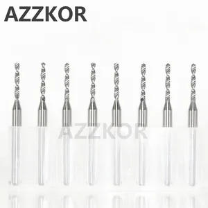 Прецизионные сверла Pcb из вольфрамового стального сплава, микро-сверлильный станок, электрический инструмент, сверлильный инструмент, твист из металла небольшого диаметра 0,2-3,175, 1 шт.