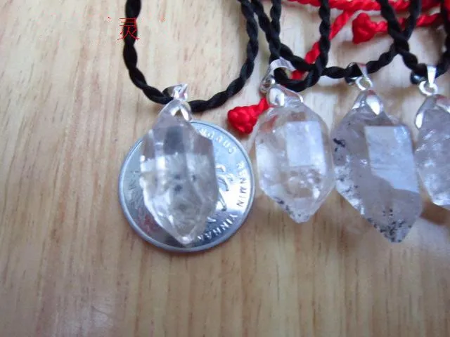 AAA + Тибетский ЧЕРНЫЙ ФАНТОМ одиночный кварц Кристалл Двойной конечный образец