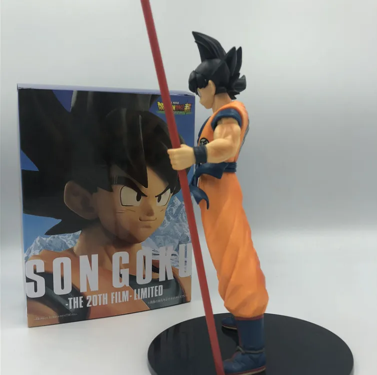 Dragon Ball Z Goku 50-летие Ruyi стоящий вер. Фигурка DBZ памятная Вегета мужские шорты Супер Saiyan Модель 28 см