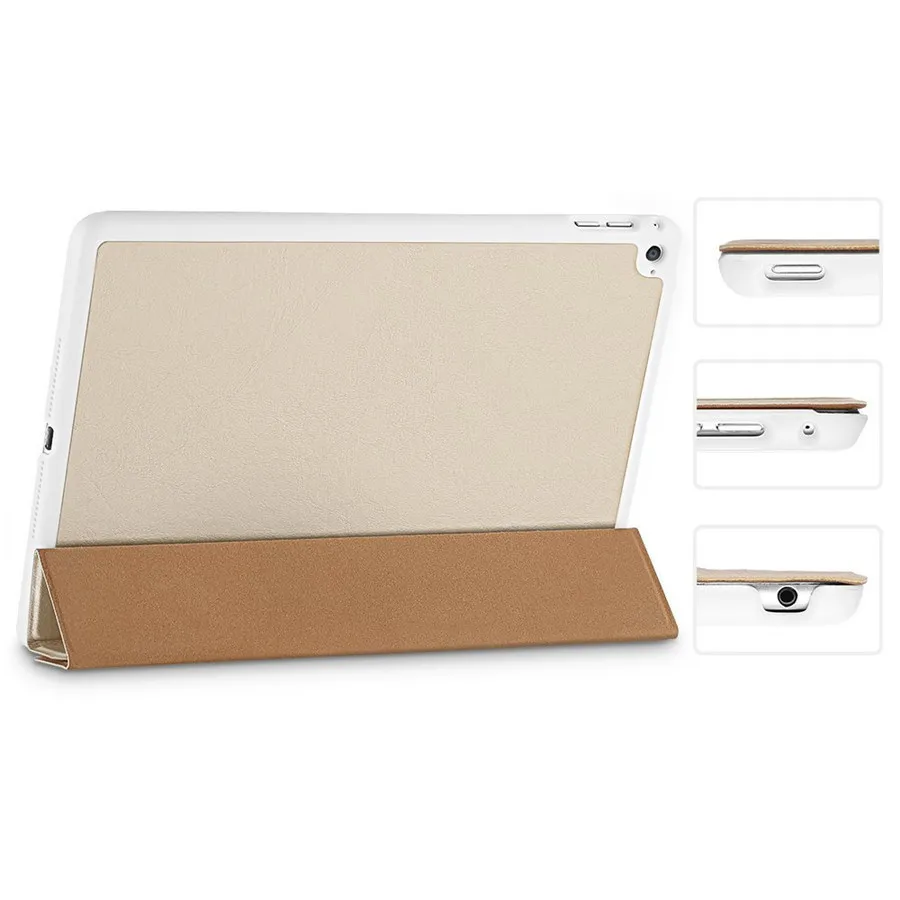 Умный чехол для iPad air 2 A1566/ A1567 9 7 дюйма из мягкой искусственной кожи с функцией