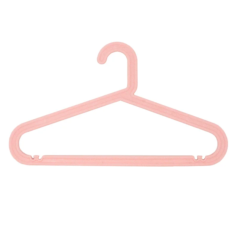 Pink ITNEX 10 шт./лот, вешалки для одежды для взрослых, вешалка для джинсов, брюк, пальто, домашний держатель для хранения, вешалка для одежды, пластиковые вешалки - Цвет: Pink